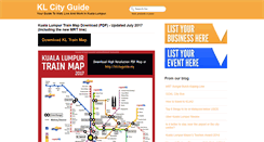 Desktop Screenshot of klcityguide.my