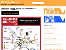 Tablet Screenshot of klcityguide.my